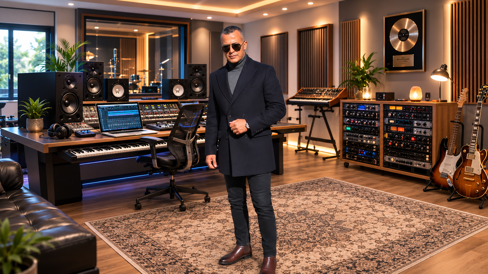 Hicham in AI studio